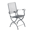 Iron Outdoor Folding Chair S | Unopiu Aurora  | Italianfurniture.com