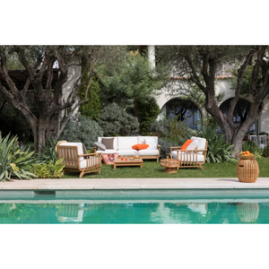 Teak 3-Seater Outdoor Sofa | Unopiu Chelsea | Italianfurniture.com