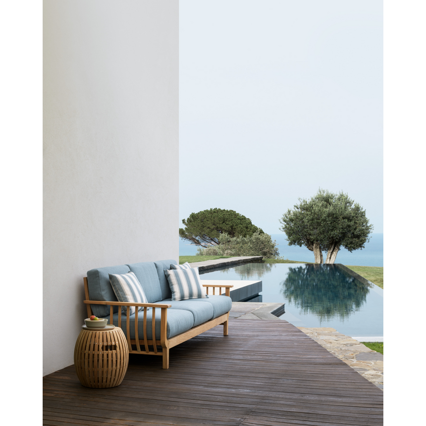 Teak 2-Seater Outdoor Sofa | Unopiu Chelsea | Italianfurniture.com