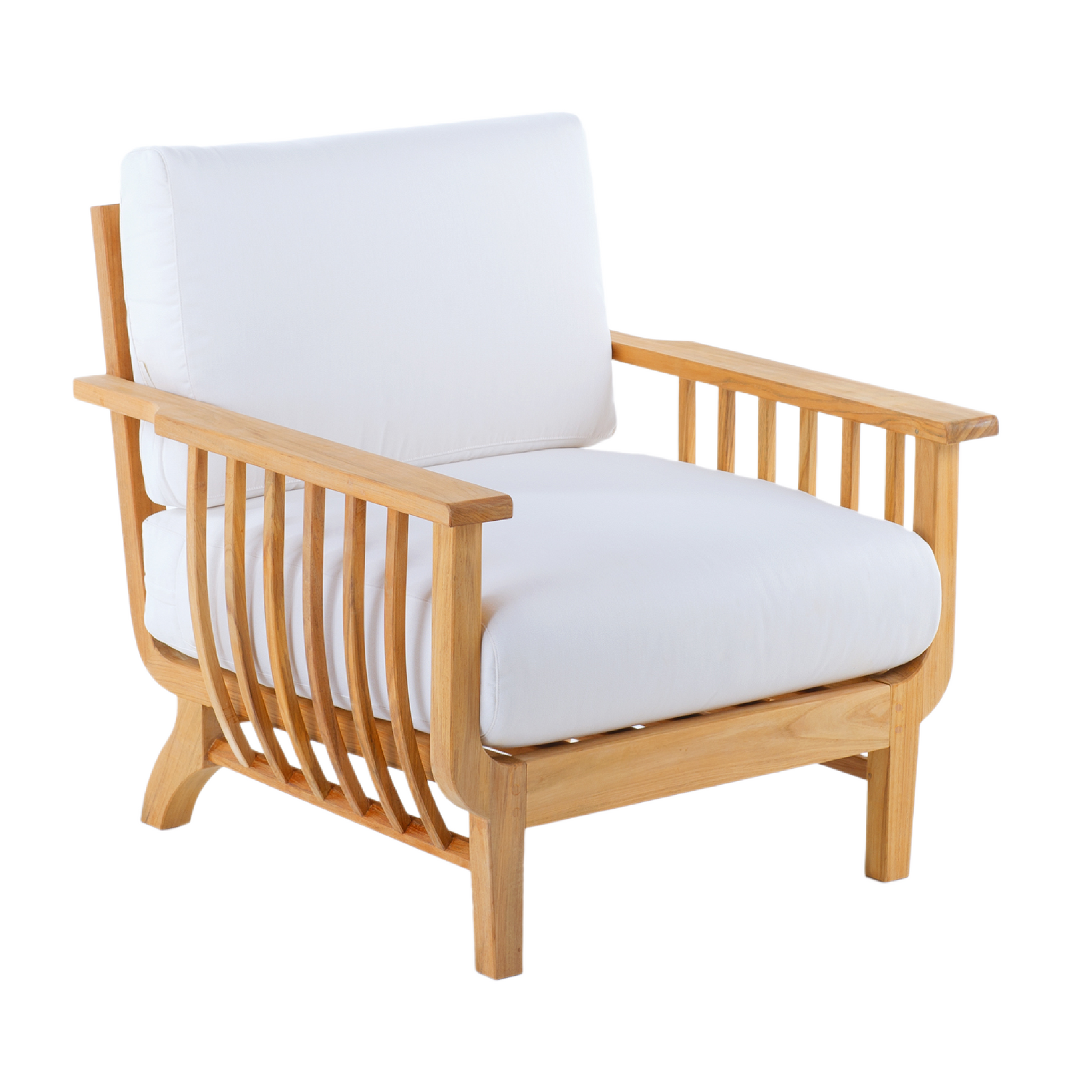 Teak Outdoor Lounge Armchair | Unopiu Chelsea | Italianfurniture.com