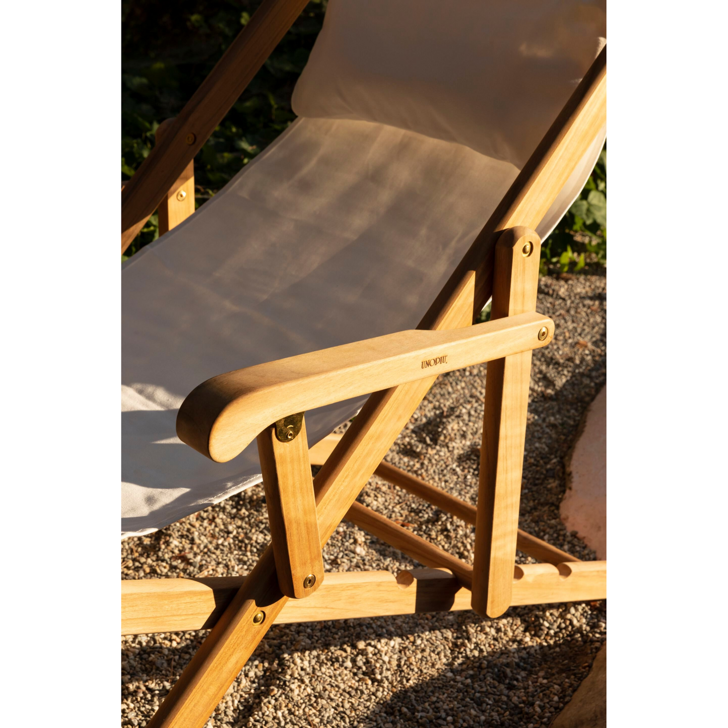 Teak Folding Deck Chair | Unopiu Clio | Italianfurniture.com