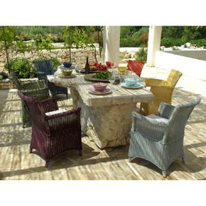 Woven Outdoor Armchair | Unopiu Capri | Italianfurniture.com