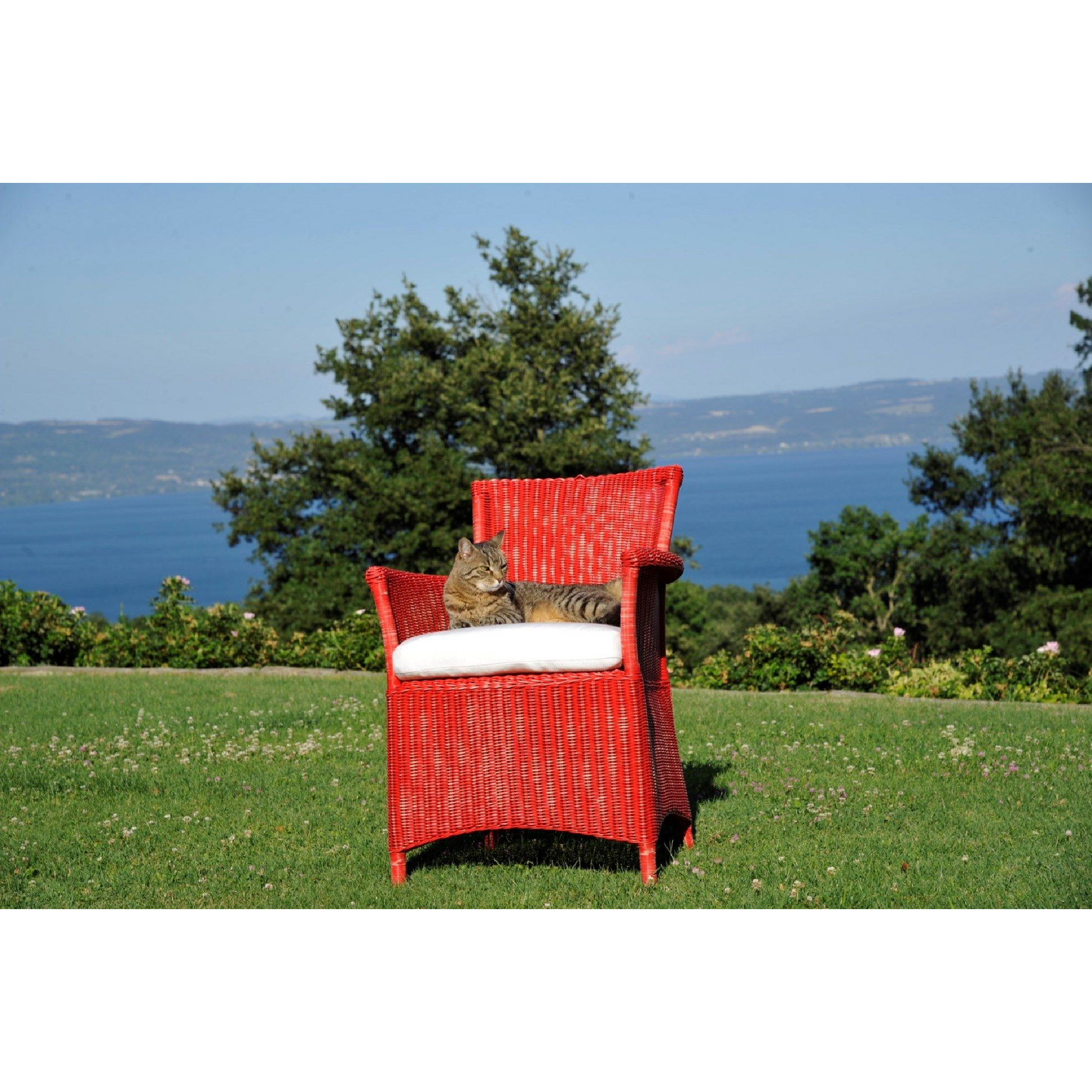 Woven Outdoor Armchair | Unopiu Capri | Italianfurniture.com