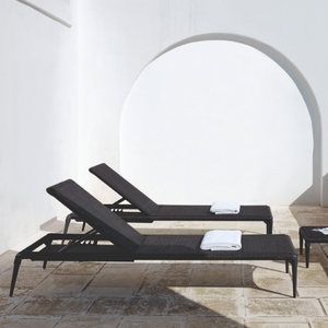 Woven Stackable Sun Lounger | Unopiu Experience | Italianfurniture.com