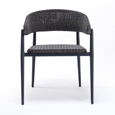 Brown Curved Outdoor Armchair | Unopiu Experience | Italianfurniture.com