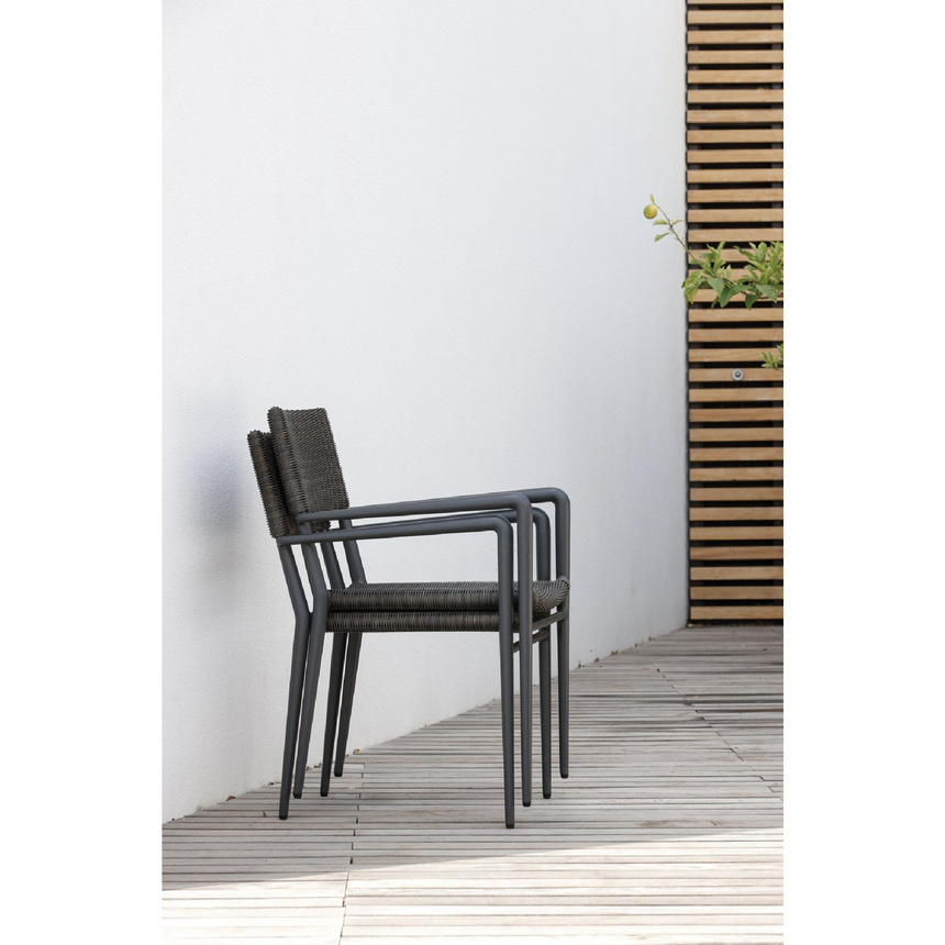 Woven Stackable Outdoor Dining Chair | Unopiu Experience | Italianfurniture.com