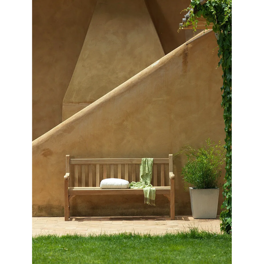 Slatted Teak Outdoor Sofa | Unopiu Chelsea | Italianfurniture.com