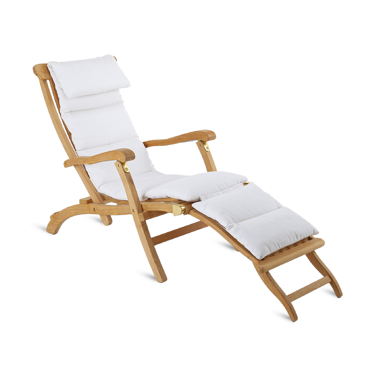 Folding Teak Outdoor Lounge Chair | Unopiu Titanic | Italianfurniture.com