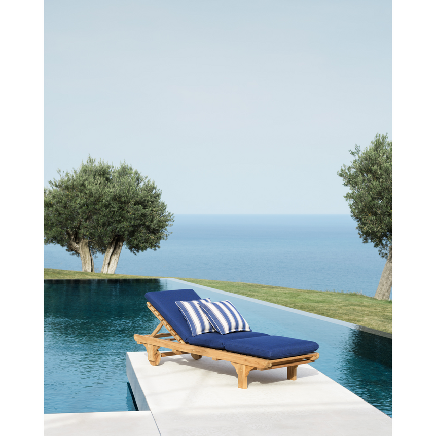 Teak Sun Lounger | Unopiu Chelsea | Italianfurniture.com