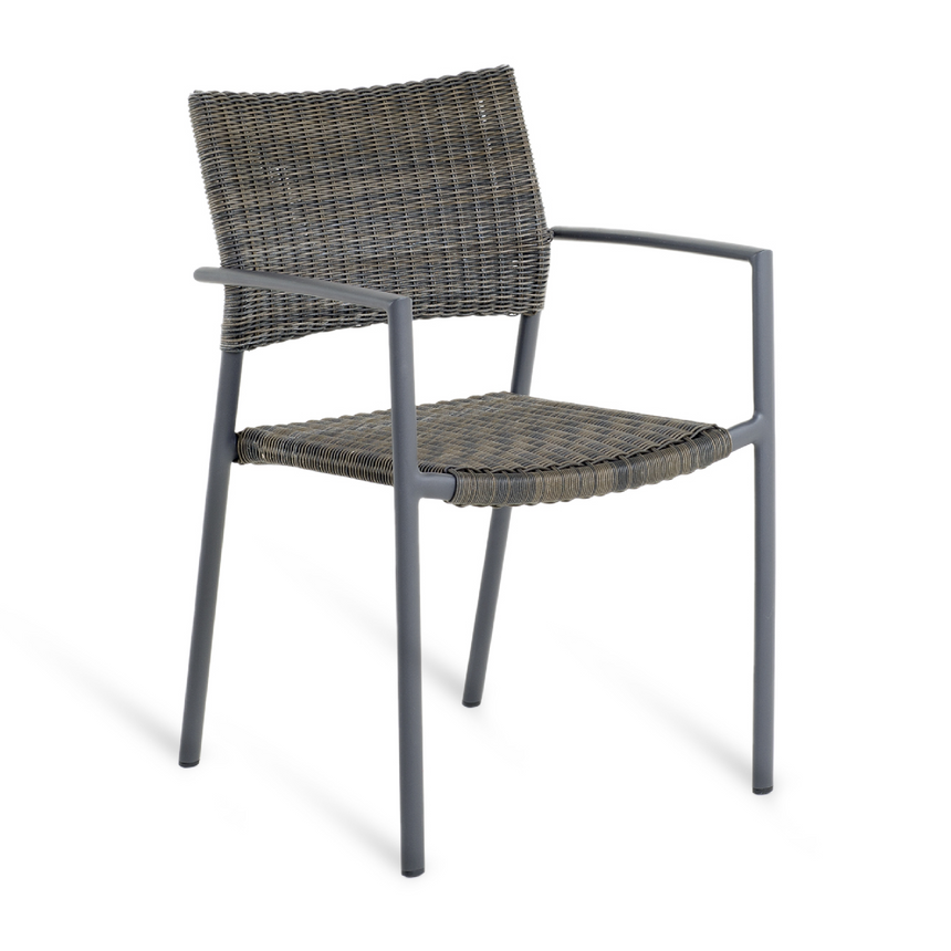 Brown Woven Garden Armchair | Unopiu Experience | Italianfurniture.com