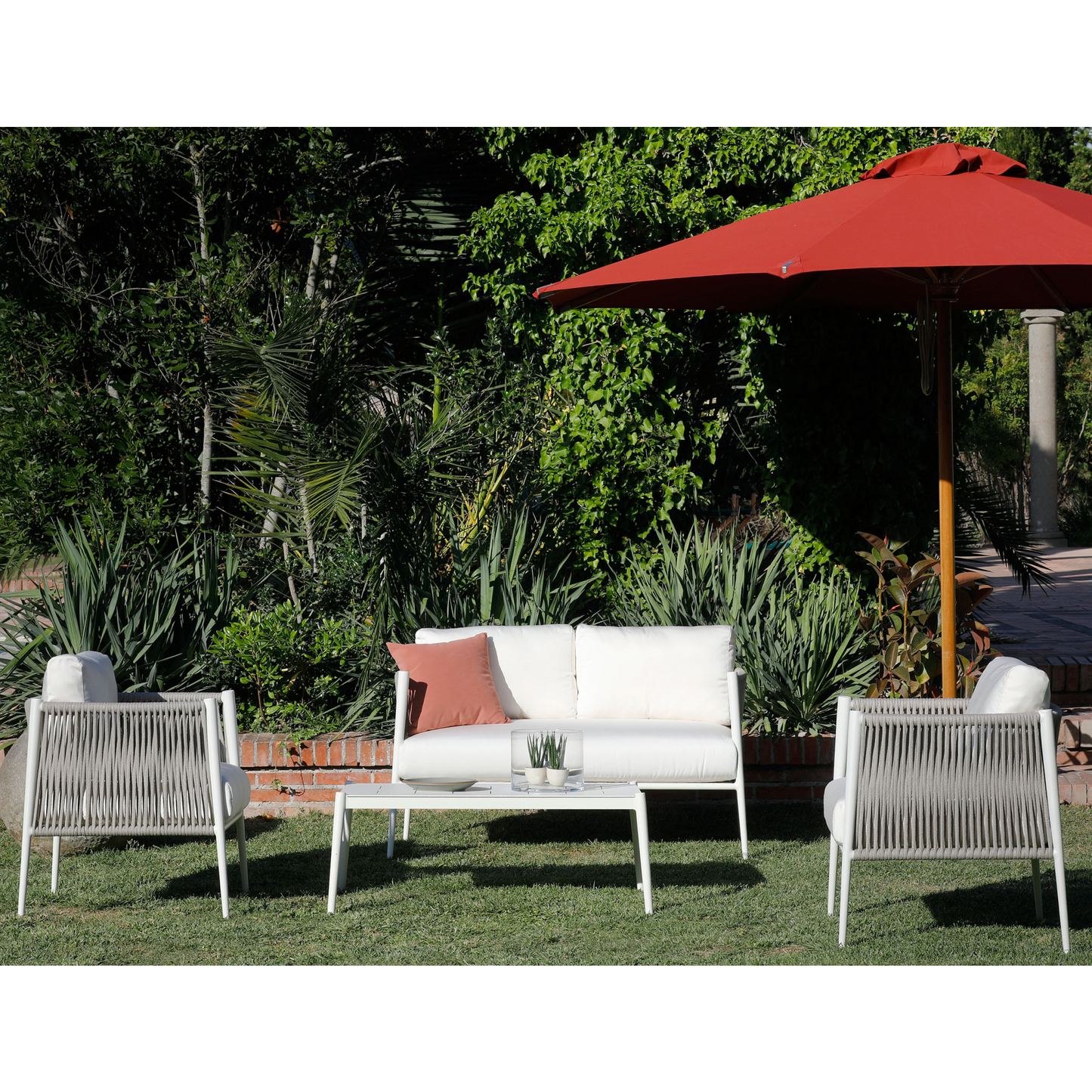 Woven Cord Outdoor Armchair | Unopiu Luce | Italianfurniture.com