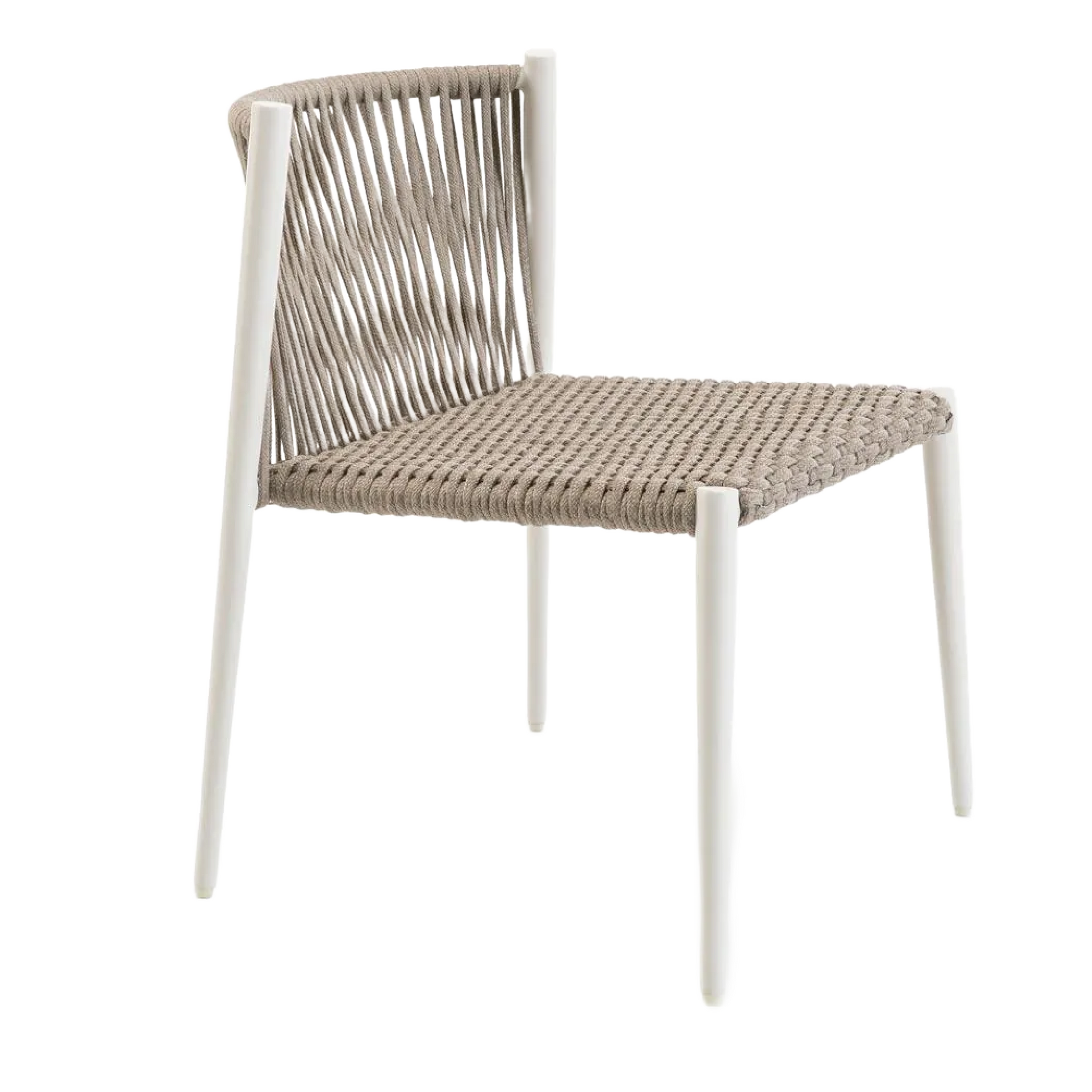 Woven Cord Outdoor Stackable Chair | Unopiu Luce | Italianfurniture.com