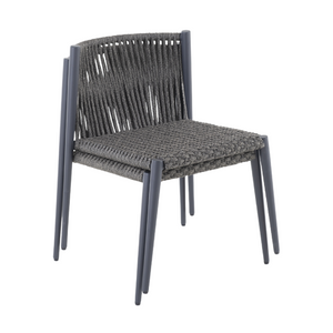 Woven Cord Outdoor Stackable Chair | Unopiu Luce | Italianfurniture.com