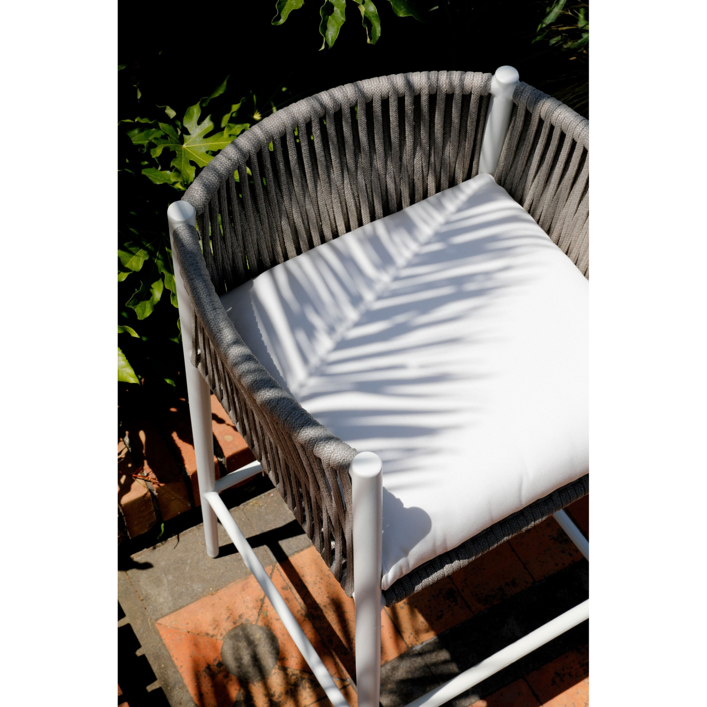 Aluminum Outdoor Counter Stool | Unopiu Luce | Italianfurniture.com