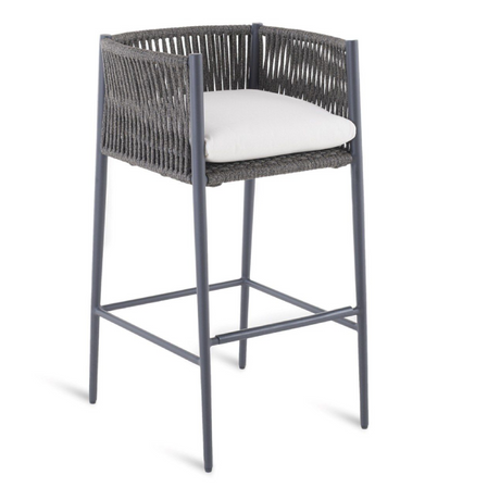 Aluminum Outdoor Counter Stool | Unopiu Luce | Italianfurniture.com