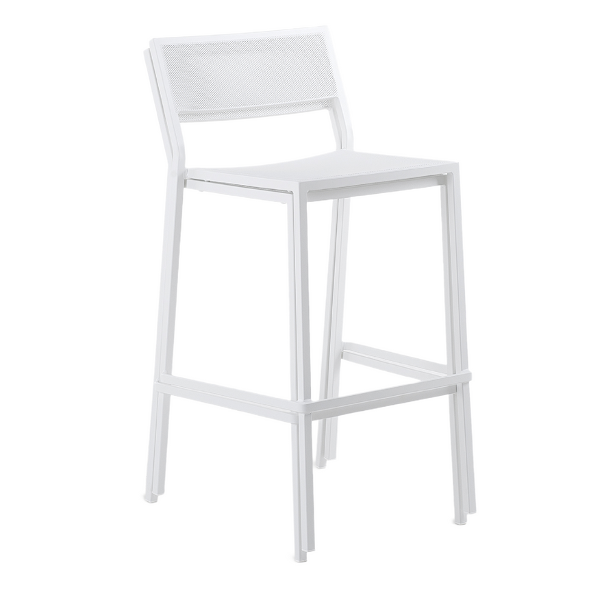 Stackable Iron Outdoor Counter Stool | Unopiu Conrad | Italianfurniture.com