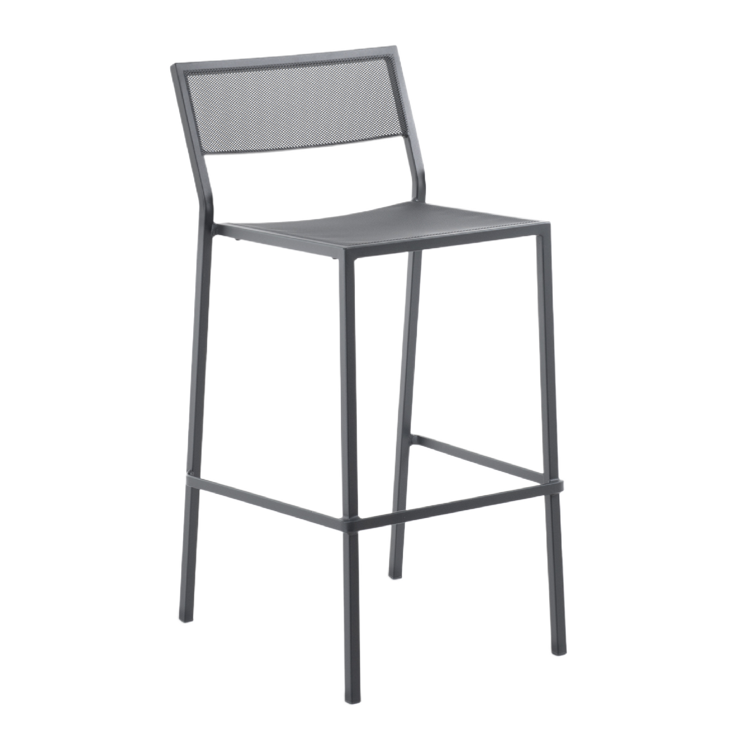 Stackable Iron Outdoor Counter Stool | Unopiu Conrad | Italianfurniture.com