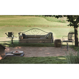 Iron Outdoor Sofa Bed | Unopiu Aurora | Italianfurniture.com