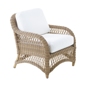 Woven Natural Garden Armchair | Unopiu Olimpia | Italianfurniture.com