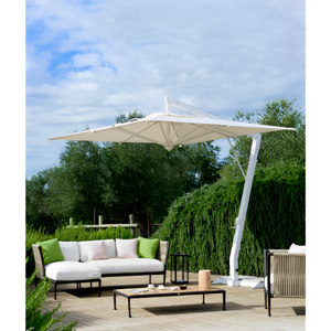 Aluminum Square Garden Umbrella | Unopiu Salento | Italianfurniture.com