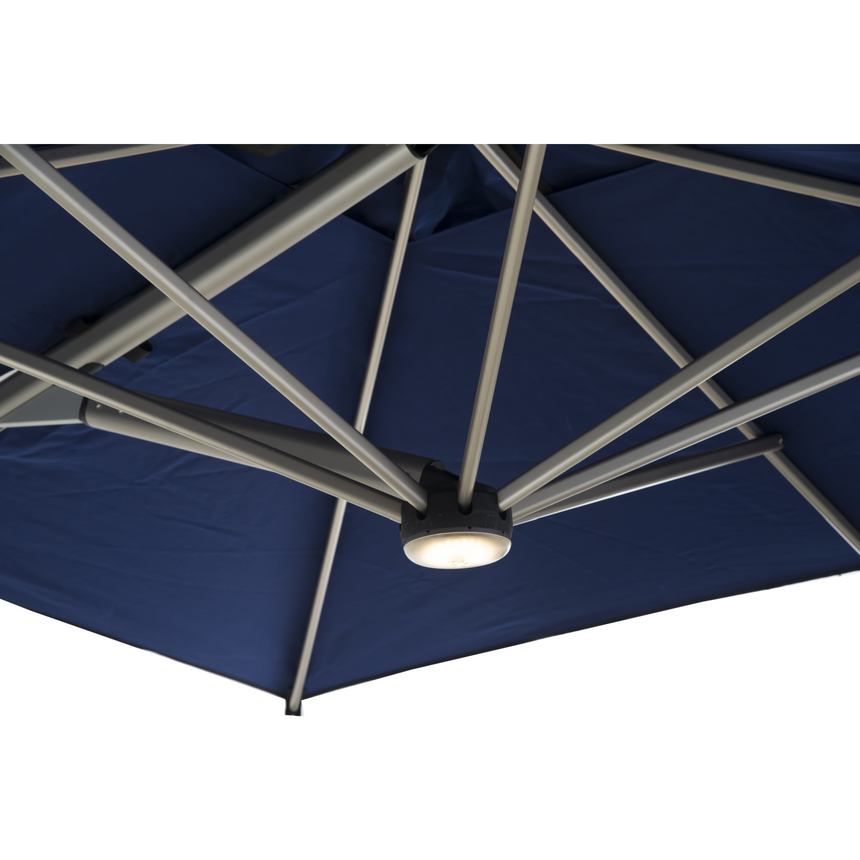 Aluminum Square Outdoor Umbrella | Unopiu Levante | Italianfurniture.com