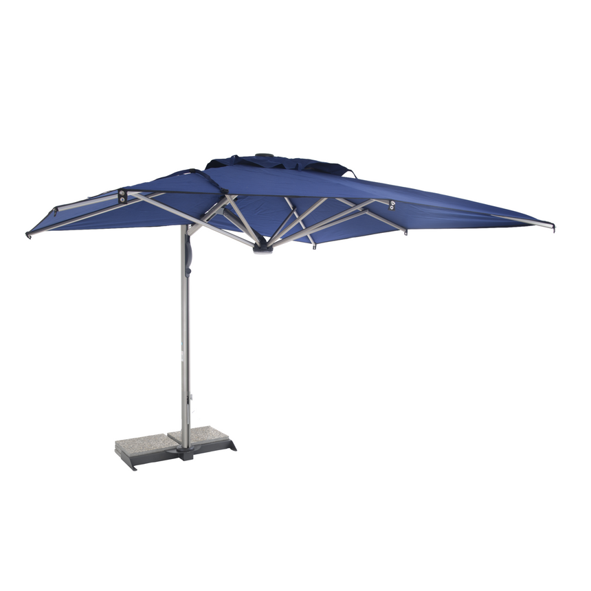 Aluminum Square Outdoor Umbrella | Unopiu Levante | Italianfurniture.com