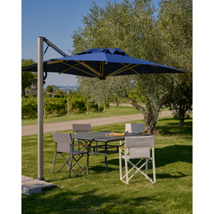 Aluminum Square Outdoor Umbrella | Unopiu Levante | Italianfurniture.com