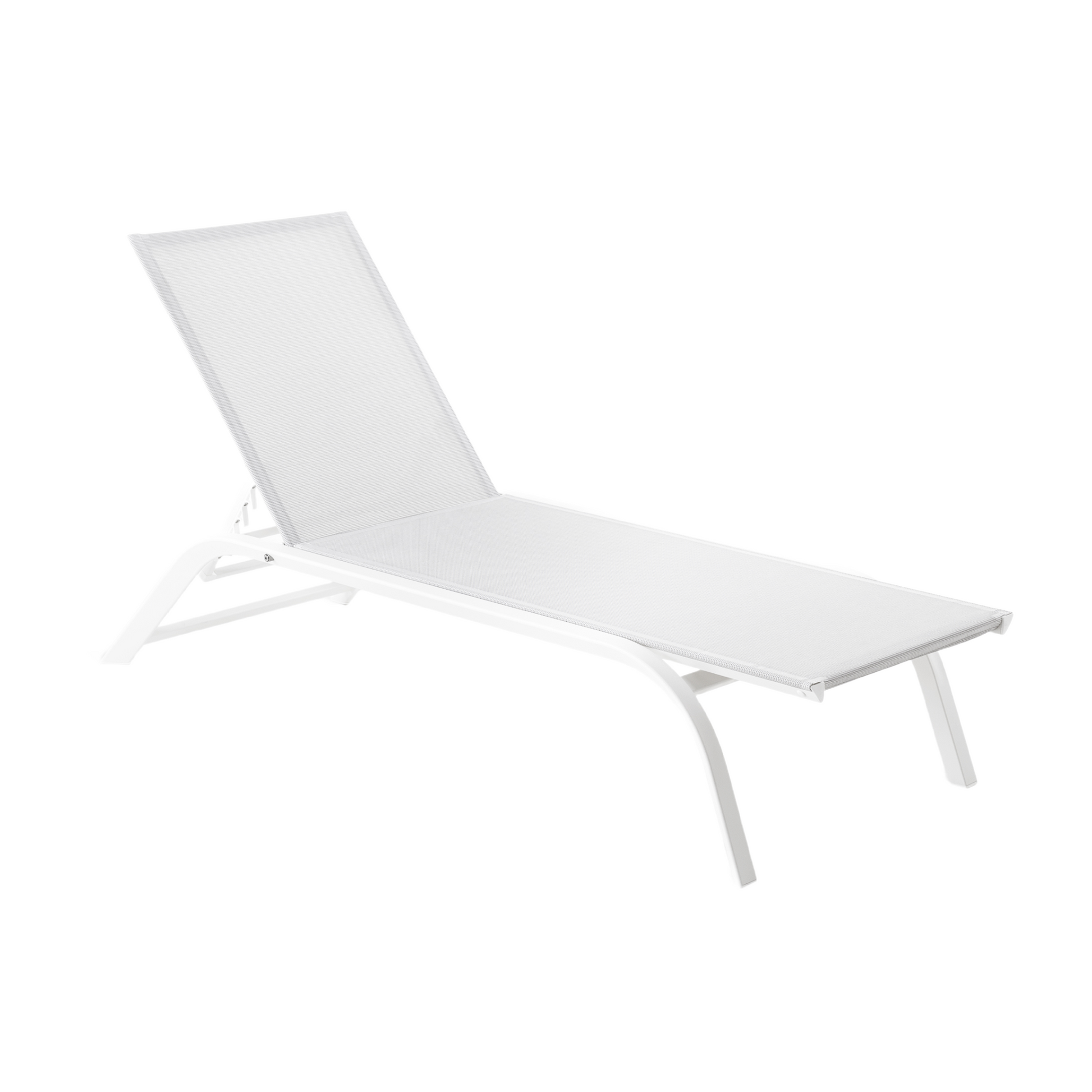 Aluminum Minimalist Sun Bed | Unopiu Panarea | Italianfurniture.com