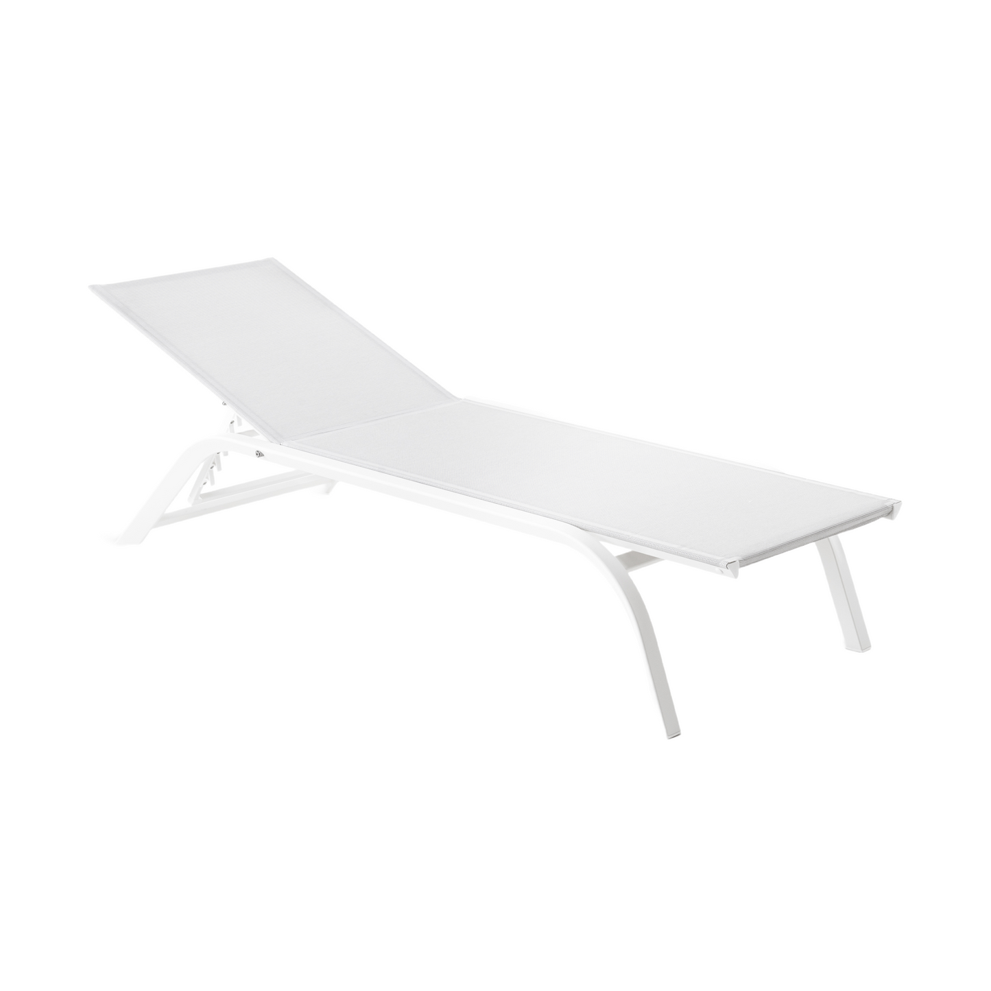 Aluminum Minimalist Sun Bed | Unopiu Panarea | Italianfurniture.com