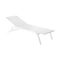 Aluminum Minimalist Sun Bed | Unopiu Panarea | Italianfurniture.com