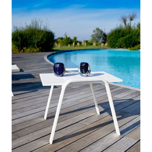 Stackable Aluminium Outdoor Table | Unopiu Panarea | Italianfurniture.com