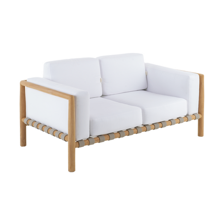 Outdoor Teak 2-Seater Sofa | Unopiu Pevero | Italianfurniture.com