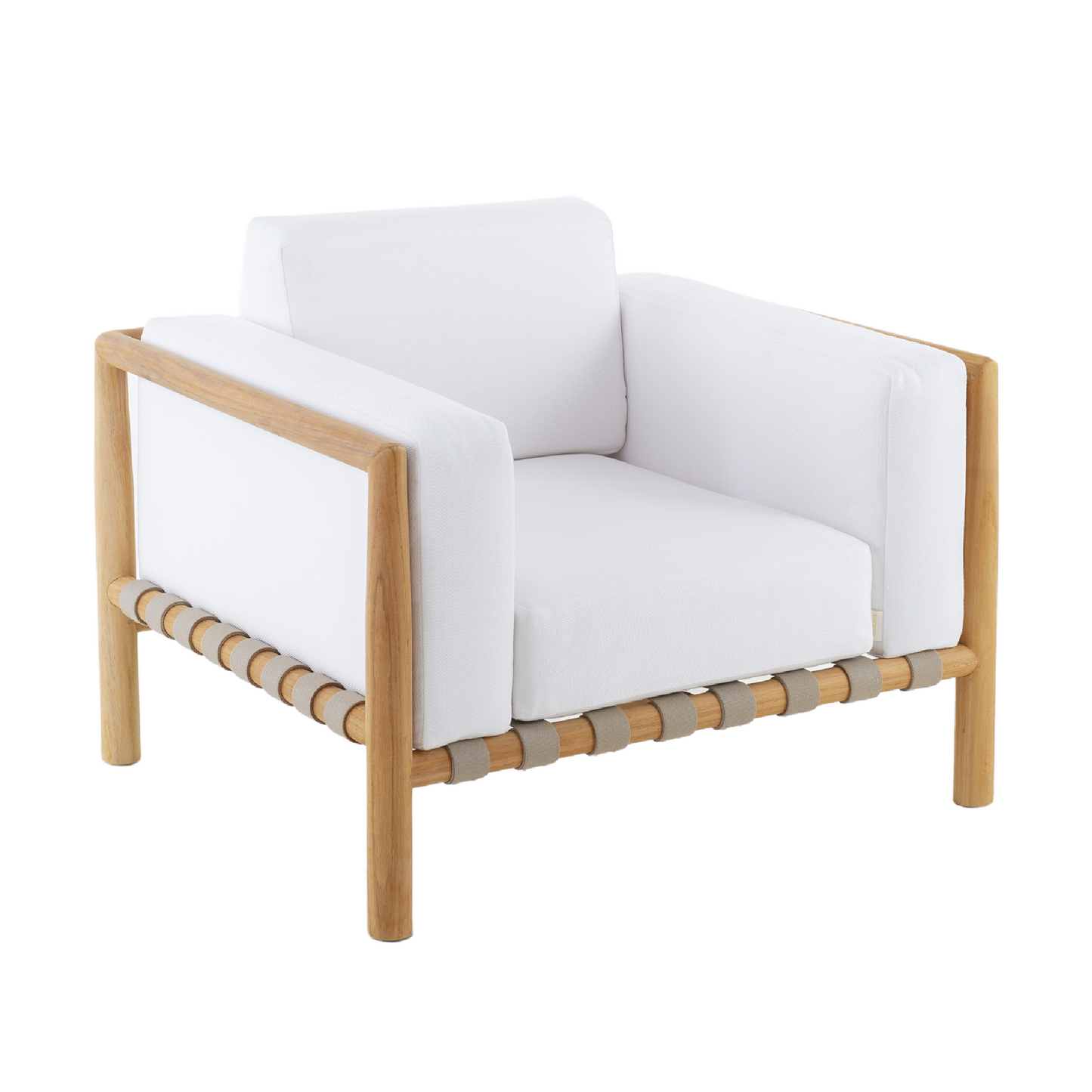 Teak Framed Outdoor Armchair | Unopiu Pevero| Italianfurniture.com