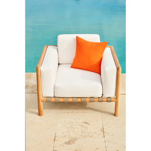 Teak Framed Outdoor Armchair | Unopiu Pevero| Italianfurniture.com