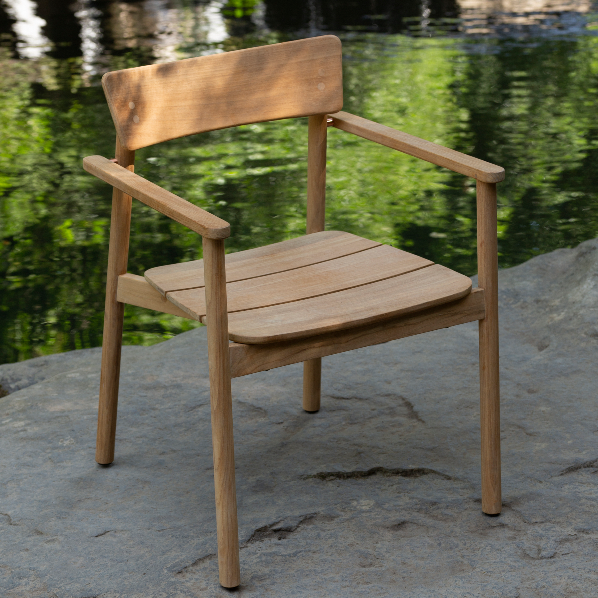 Outdoor Teak Armchair | Unopiu Pevero | Italianfurniture.com