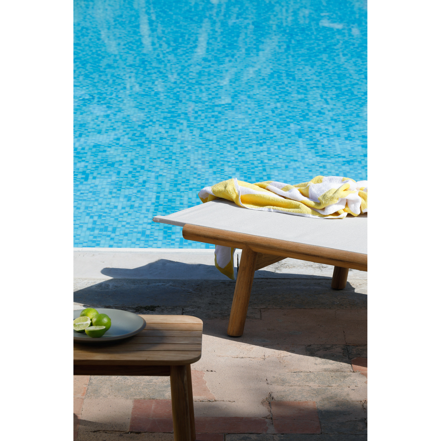 Teak Outdoor Low Coffee Table | Unopiu Pevero | ItalianFurniture.com