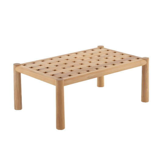 Rectangular Teak Outdoor Coffee Table | Unopiu Pevero | Italianfurniture.com