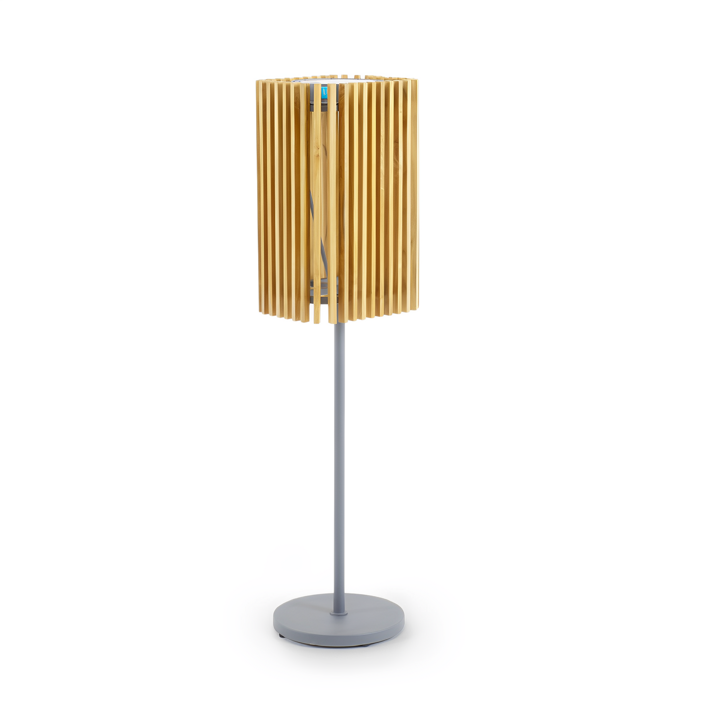 Teak Outdoor Solar Floor Lamp | Unopiu Solare | Italianfurniture.com