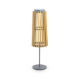 Teak Wireless Outdoor Floor Lamp | Unopiu Solare | Italianfurniture.com