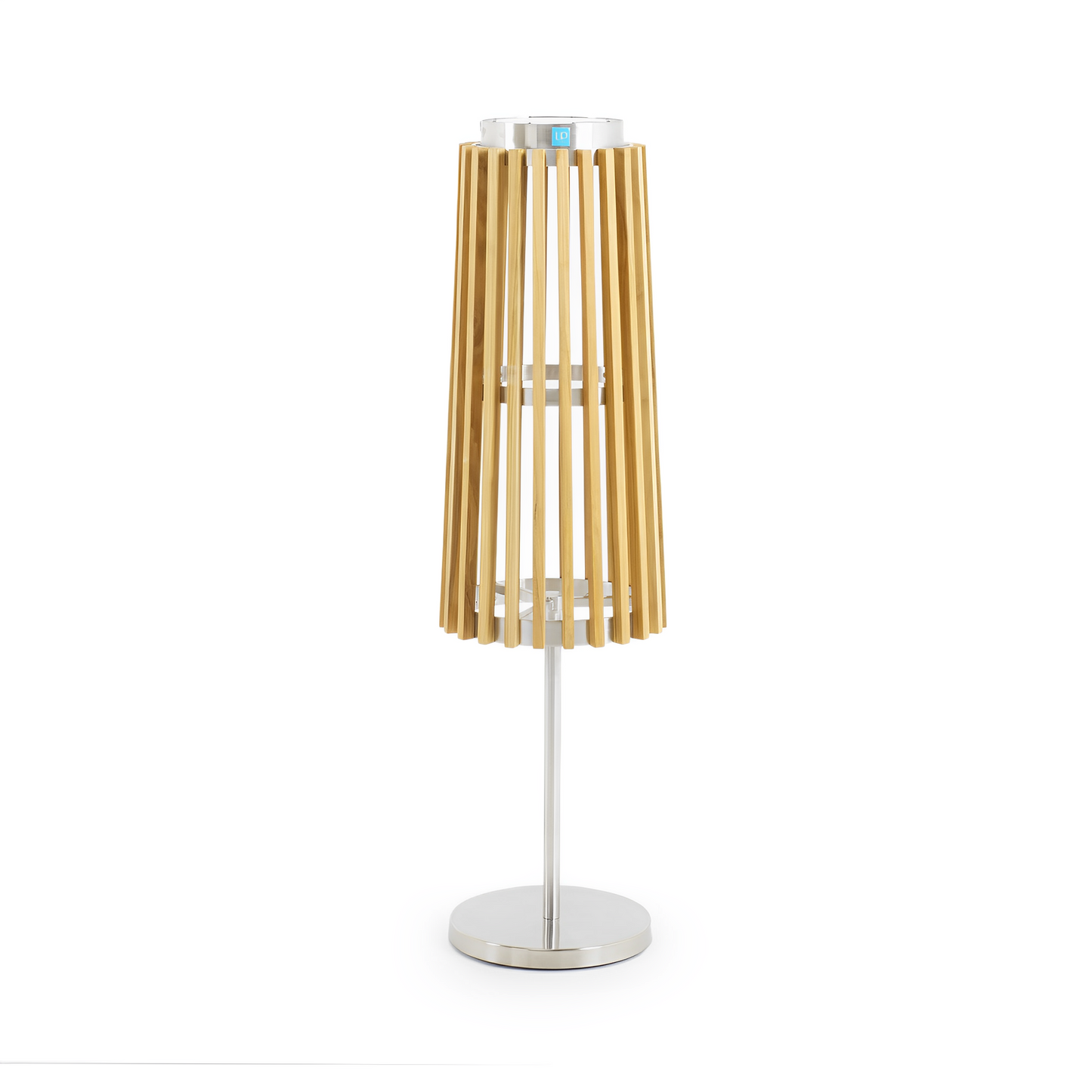 Teak Wireless Outdoor Floor Lamp | Unopiu Solare | Italianfurniture.com