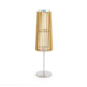 Teak Wireless Outdoor Floor Lamp | Unopiu Solare | Italianfurniture.com