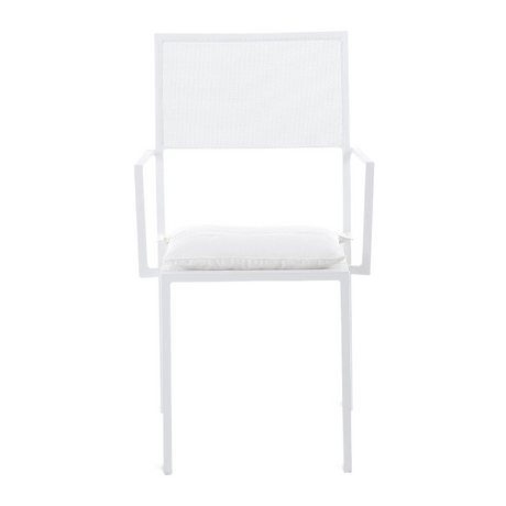 Stackable Iron Outdoor Armchair | Unopiu Conrad | Italianfurniture.com