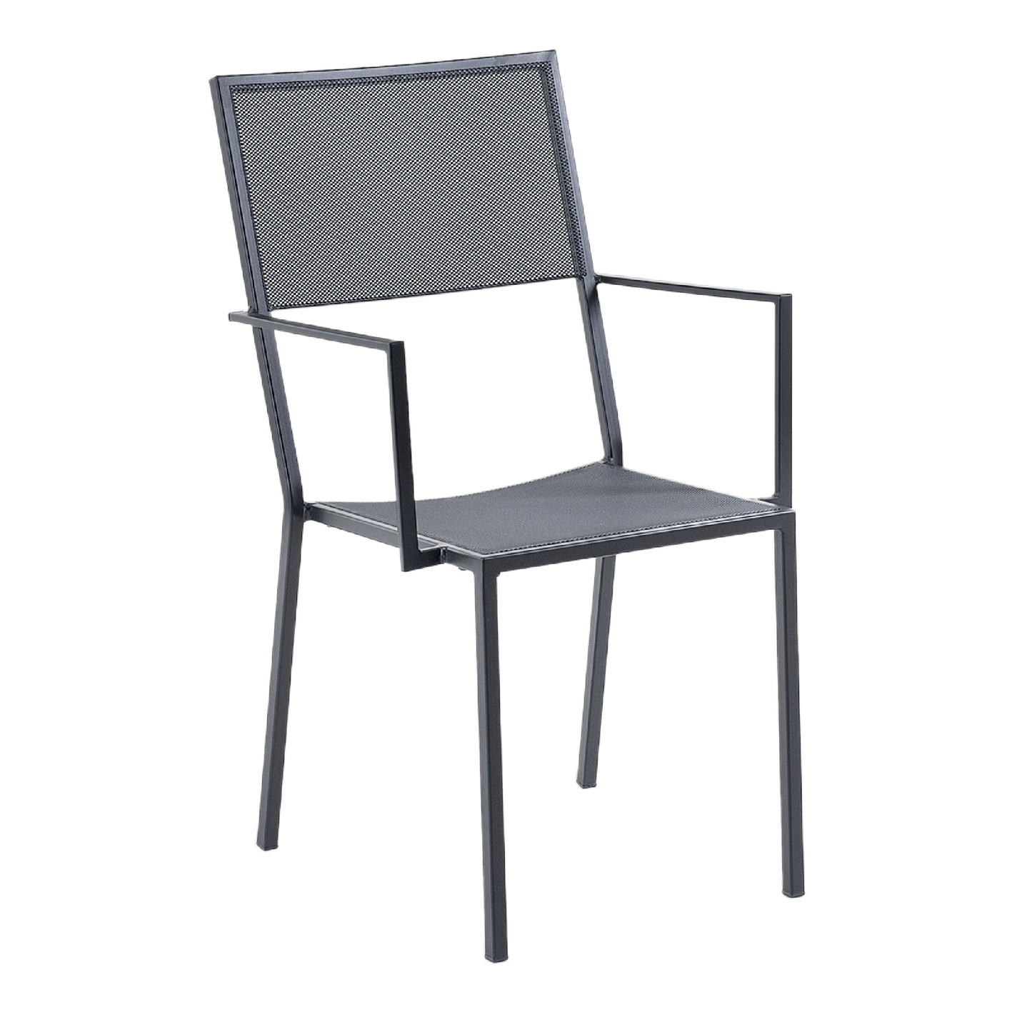 Stackable Iron Outdoor Armchair | Unopiu Conrad | Italianfurniture.com