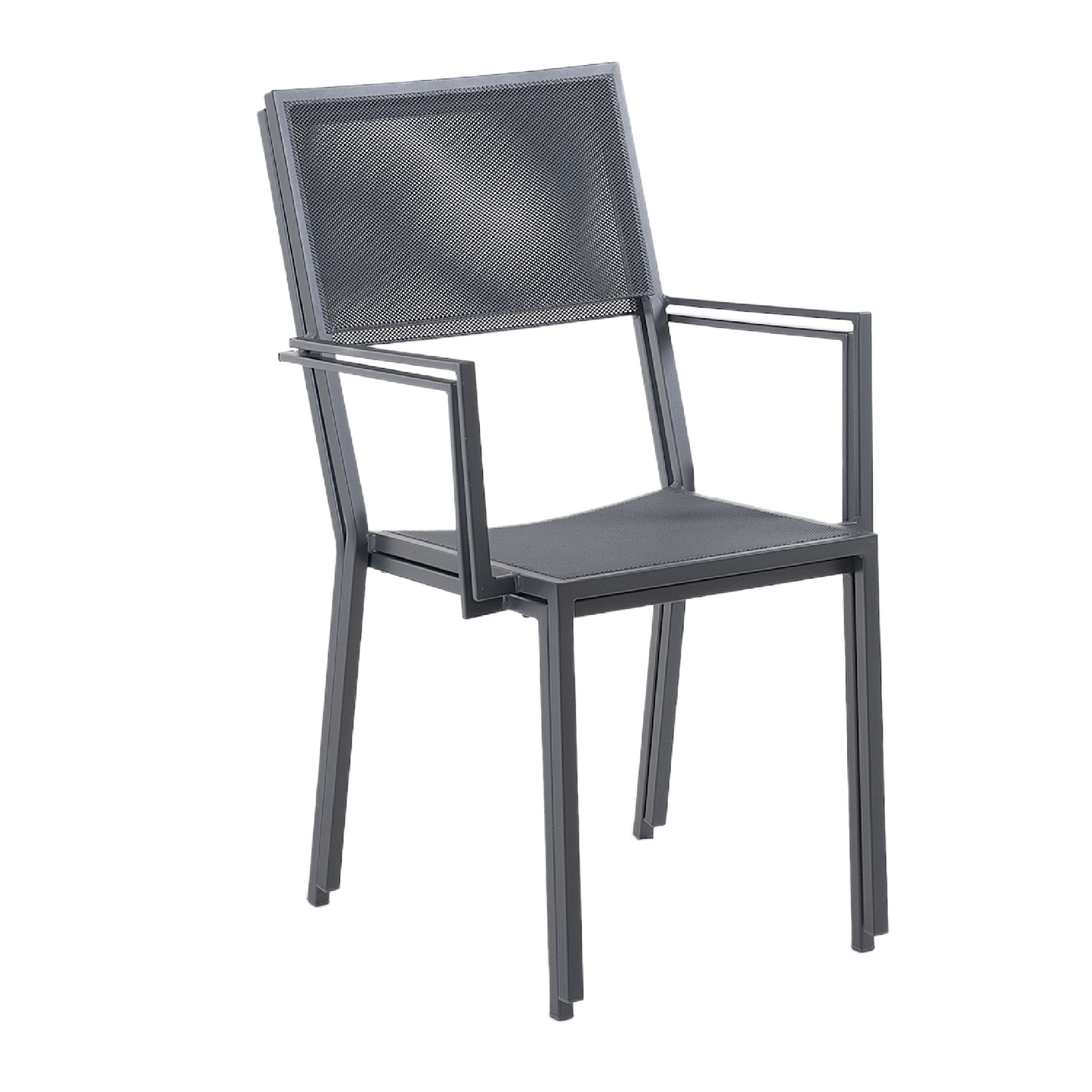 Stackable Iron Outdoor Armchair | Unopiu Conrad | Italianfurniture.com