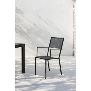 Stackable Iron Outdoor Armchair | Unopiu Conrad | Italianfurniture.com