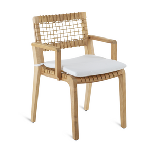 Teak Outdoor Armchair | Unopiu Synthesis | Italianfurniture.com