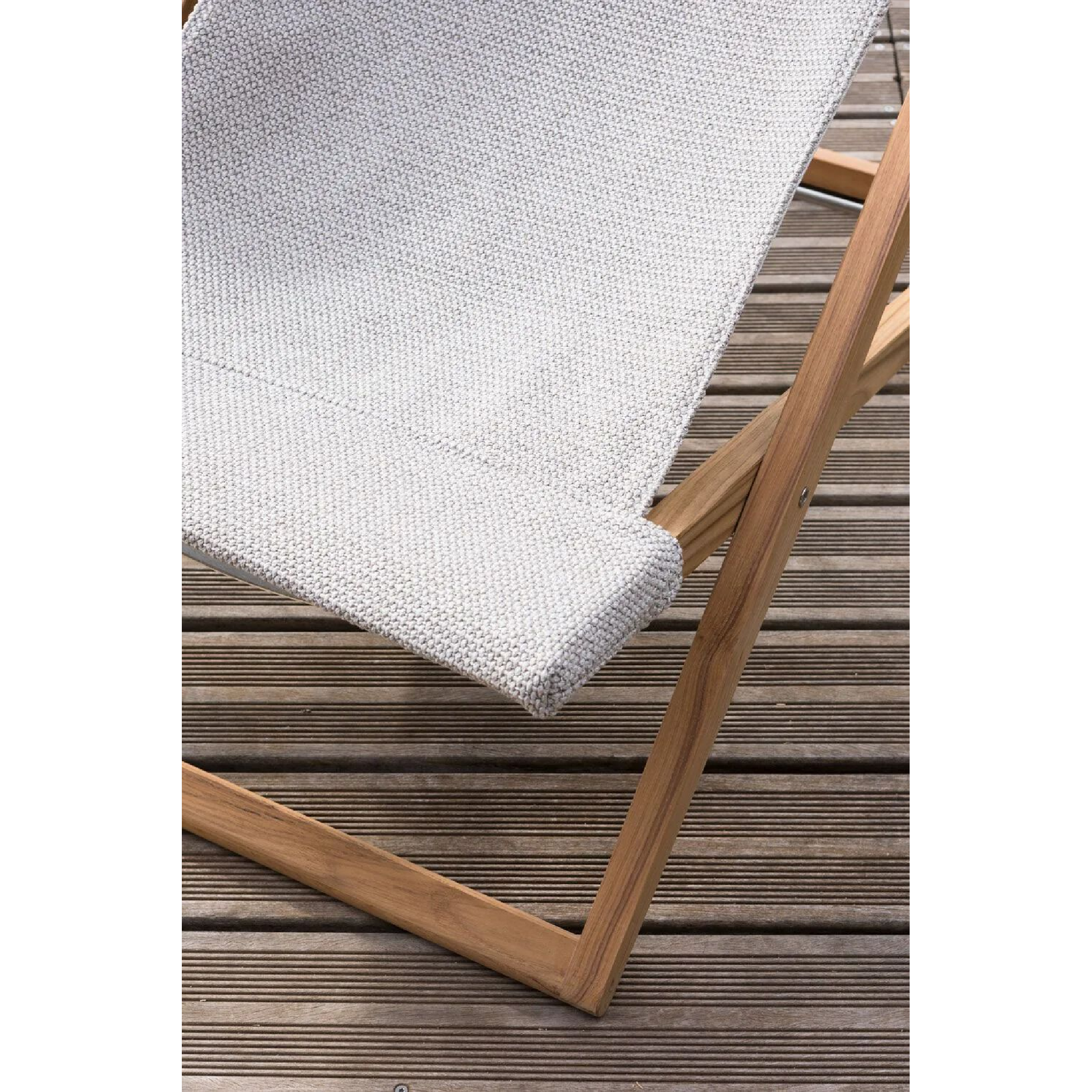 Teak Foldable Outdoor Deck Chair | Unopiu Cosette | Italianfurniture.com