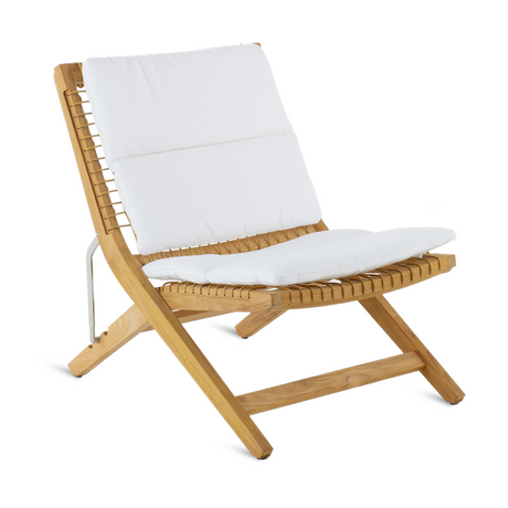 Teak Outdoor Lounge Chair | Unopiu Synthesis | Italianfurniture.com