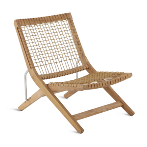 Teak Outdoor Lounge Chair | Unopiu Synthesis | Italianfurniture.com