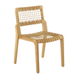 Teak Stackable Outdoor Chair | Unopiu Synthesis | Italianfurniture.com